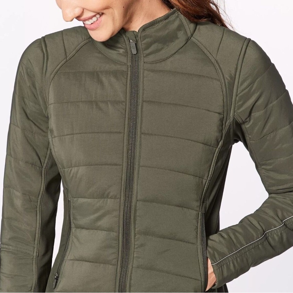 Lululemon Extra Mile Jacket Dark Olive